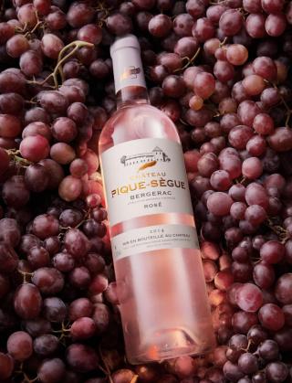 Bergerac rosé - château pique-sègue - vin - médaille d'or